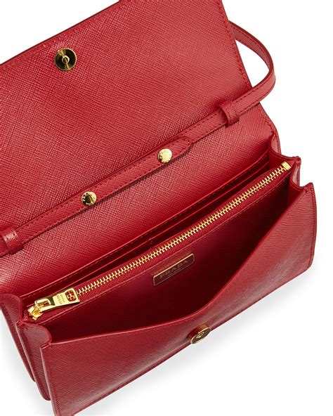 prada lux saffiano small leather cross body|prada crossbody purse.